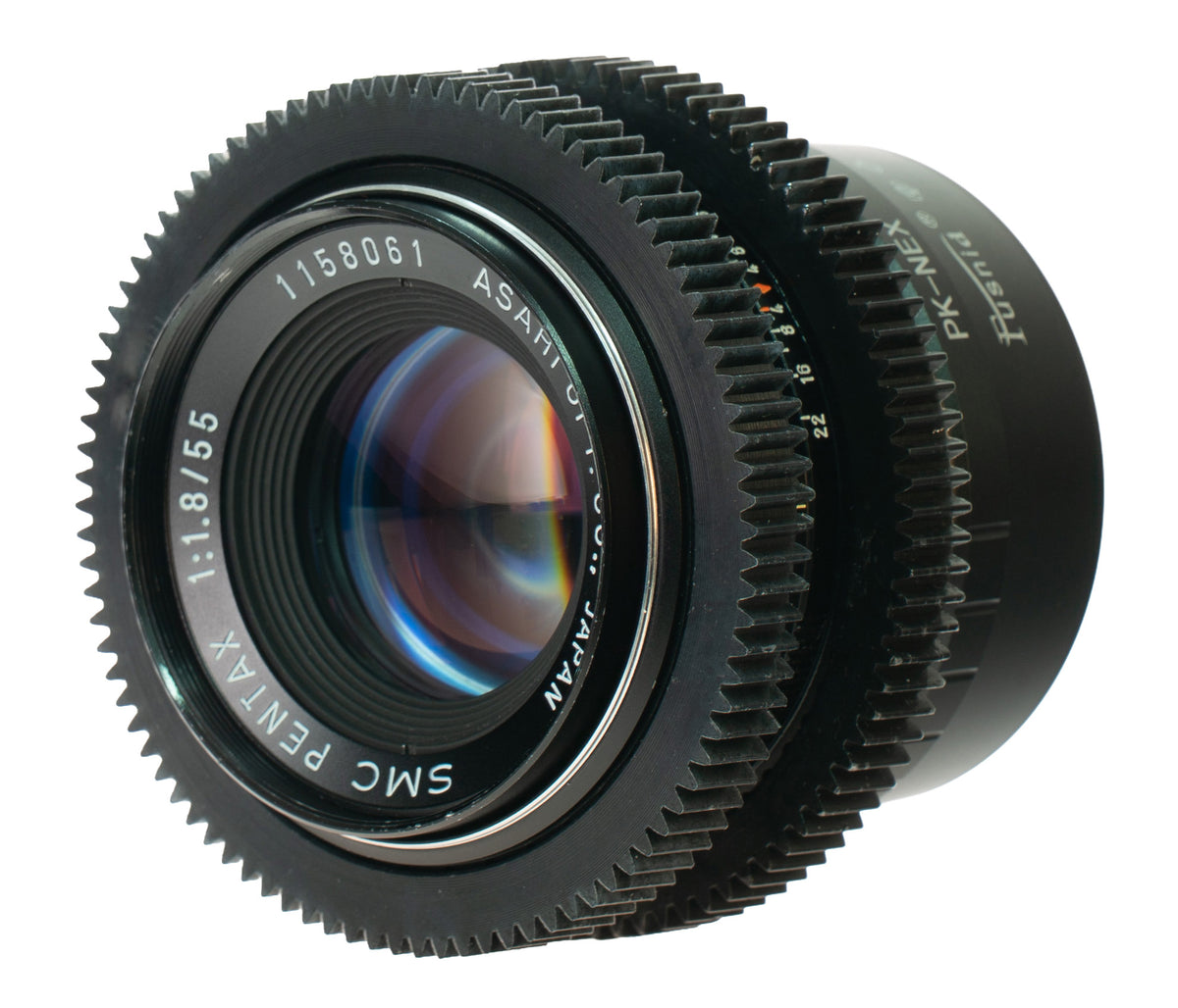 Asahi SMC Pentax 55mm F1.8 Cine Mod w/ Blue Anamorphic Bokeh & Flare | Sony E!