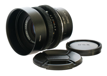 Asahi SMC Pentax 55mm F1.8 Cine Mod w/ Blue Anamorphic Bokeh & Flare | Sony E!