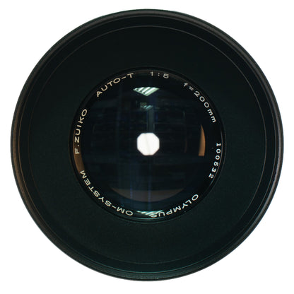 Olympus OM F. Zuiko Auto-T 200mm F5 Cine Mod w/ Anamorphic Bokeh & Flare | Canon