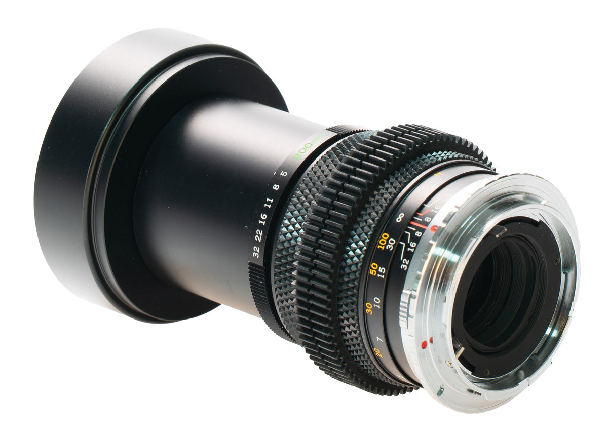 Olympus OM F. Zuiko Auto-T 200mm F5 Cine Mod w/ Anamorphic Bokeh & Flare | Canon