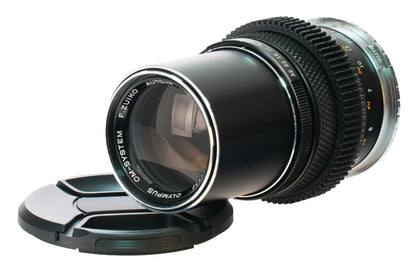 Olympus OM F. Zuiko Auto-T 200mm F5 Cine Mod w/ Anamorphic Bokeh & Flare | Canon