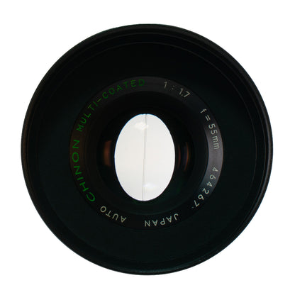 Chinon Auto Multi-Coated 55mm F1.7 Cine Mod w/ Anamorphic Bokeh & Flare | FX!