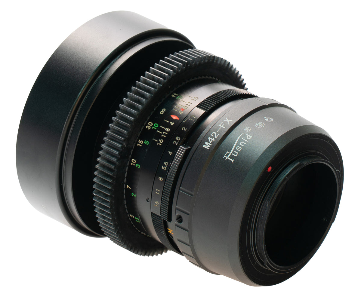Chinon Auto Multi-Coated 55mm F1.7 Cine Mod w/ Anamorphic Bokeh & Flare | FX!