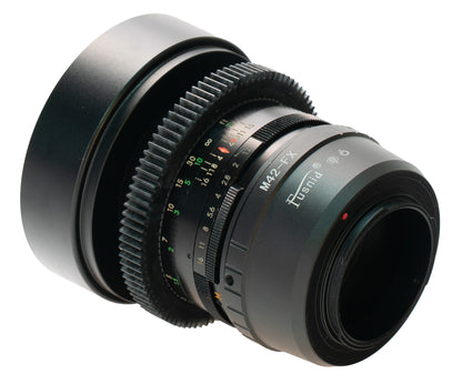 Chinon Auto Multi-Coated 55mm F1.7 Cine Mod w/ Anamorphic Bokeh & Flare | FX!