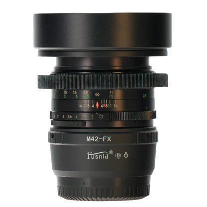 Chinon Auto Multi-Coated 55mm F1.7 Cine Mod w/ Anamorphic Bokeh & Flare | FX!