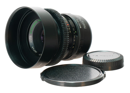 Chinon Auto Multi-Coated 55mm F1.7 Cine Mod w/ Anamorphic Bokeh & Flare | FX!