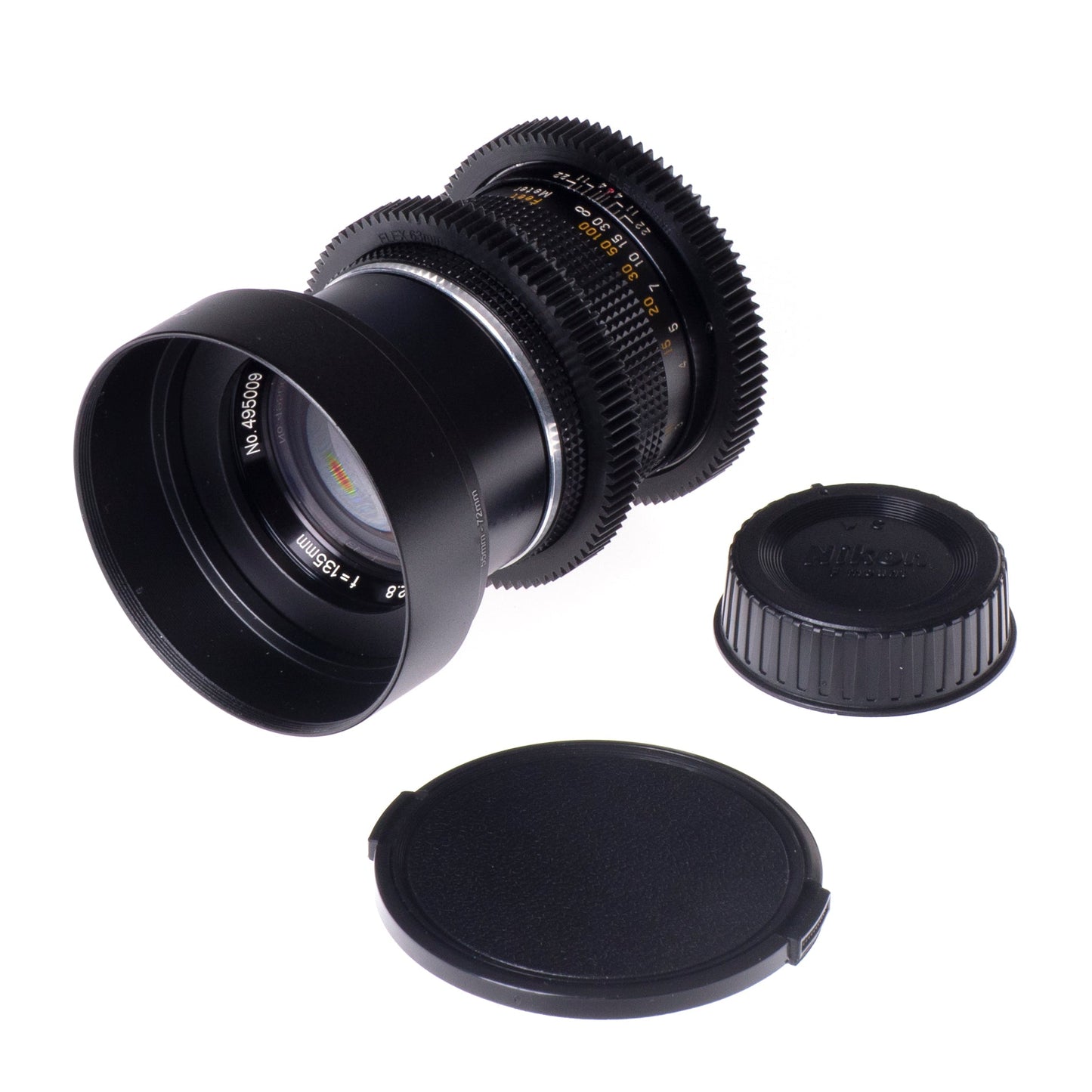 Admiral Auto Tele 135mm F2.8 Cine Mod Prime Telephoto Lens | Nikon F (Non-Ai)! - TerPhoto Store