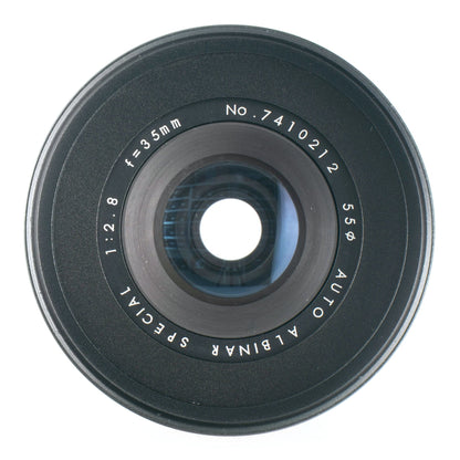 Albinar Auto Special 35mm F2.8 Cine Mod Prime Wide Lens | Fujifilm X mount! - TerPhoto Store