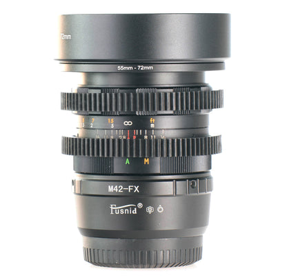 Albinar Auto Special 35mm F2.8 Cine Mod Prime Wide Lens | Fujifilm X mount! - TerPhoto Store