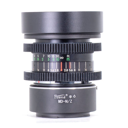 Albinar Auto Super Coated 28mm F2.8 Cine Mod w/ Anamorphic Bokeh For Nikon Z! - TerPhoto Store