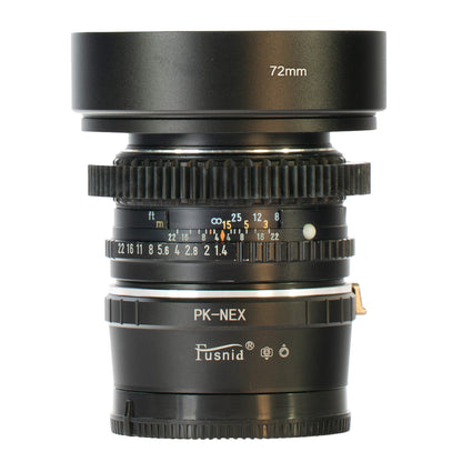 Asahi SMC Pentax-M 50mm F1.4 Cine Mod Vintage Portrait Prime | Sony E-mount - TerPhoto Store