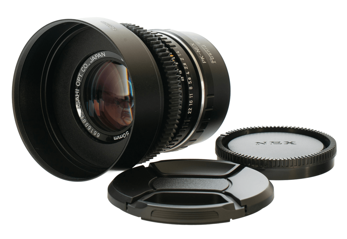 Asahi SMC Pentax-M 50mm F1.4 Cine Mod Vintage Portrait Prime | Sony E-mount - TerPhoto Store