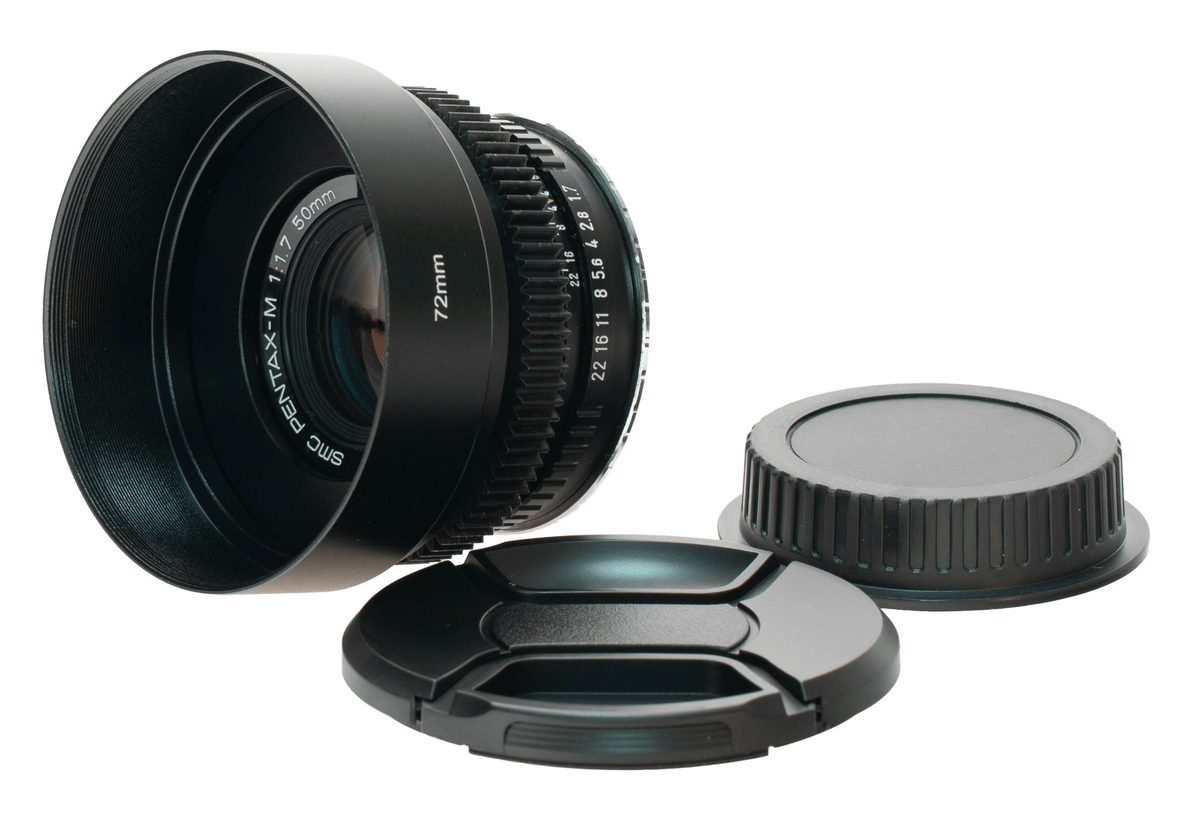 Asahi SMC Pentax-M 50mm F1.7 Cine Mod Prime w/ Anamorphic Bokeh | Canon EF! - TerPhoto Store