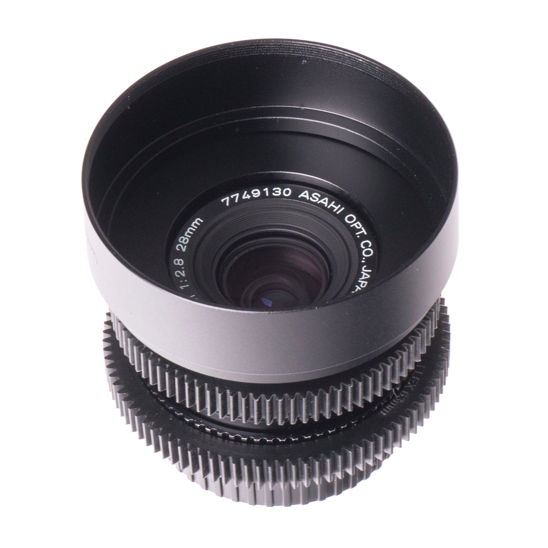 Asahi SMC Pentax‑M 28mm F2.8 Cine Mod Lens w/ Anamorphic‑Style Bokeh | Canon EF! - TerPhoto Store