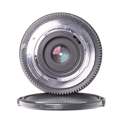 Asahi SMC Pentax‑M 28mm F2.8 Cine Mod Lens w/ Anamorphic‑Style Bokeh | Canon EF! - TerPhoto Store