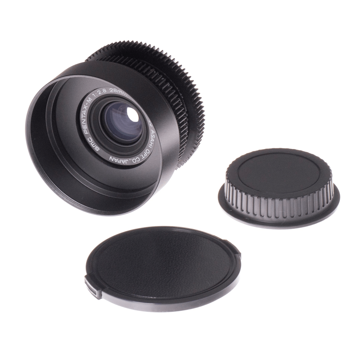 Asahi SMC Pentax‑M 28mm F2.8 Cine Mod Lens w/ Anamorphic‑Style Bokeh | Canon EF! - TerPhoto Store