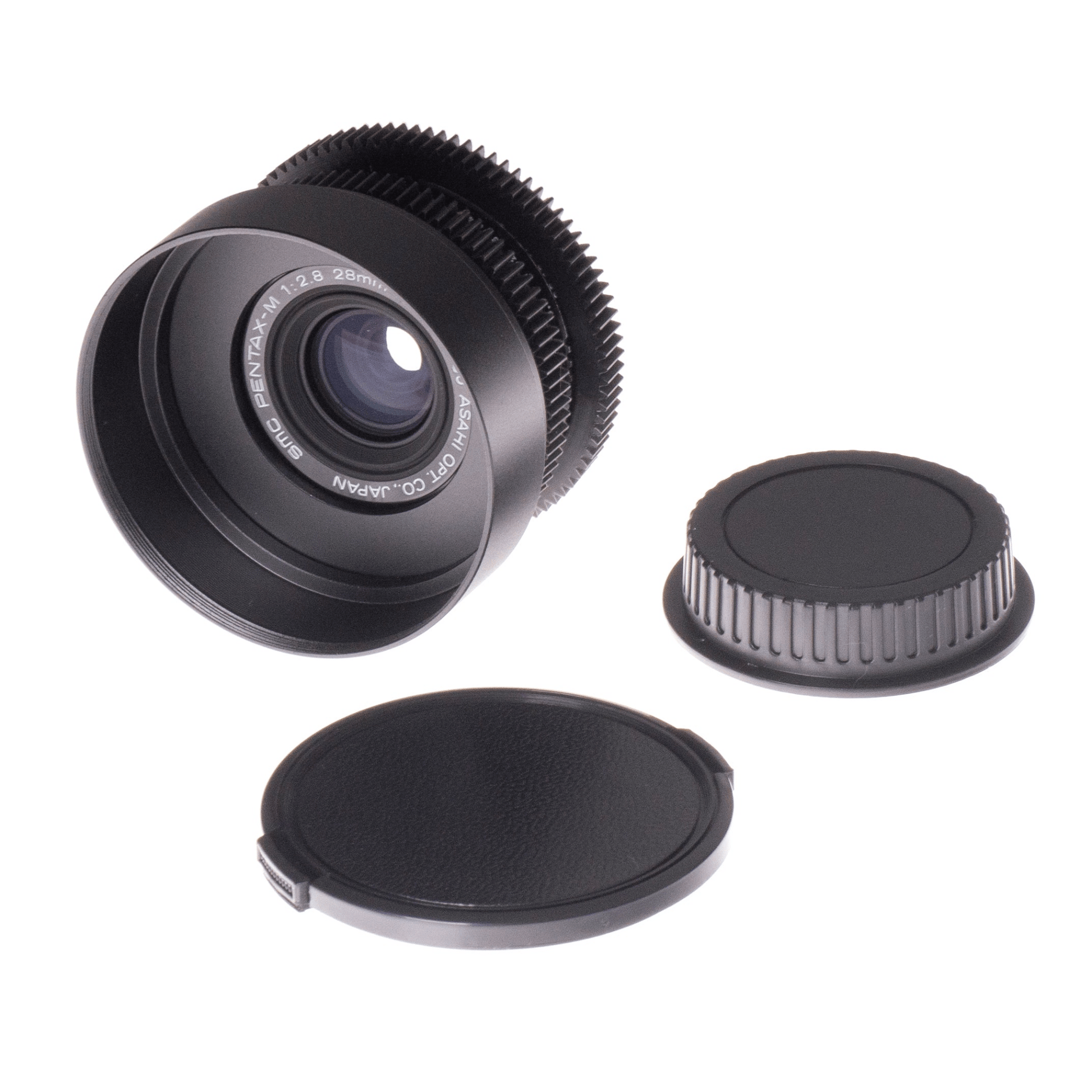 Asahi SMC Pentax‑M 28mm F2.8 Cine Mod Lens w/ Anamorphic‑Style Bokeh | Canon EF! - TerPhoto Store