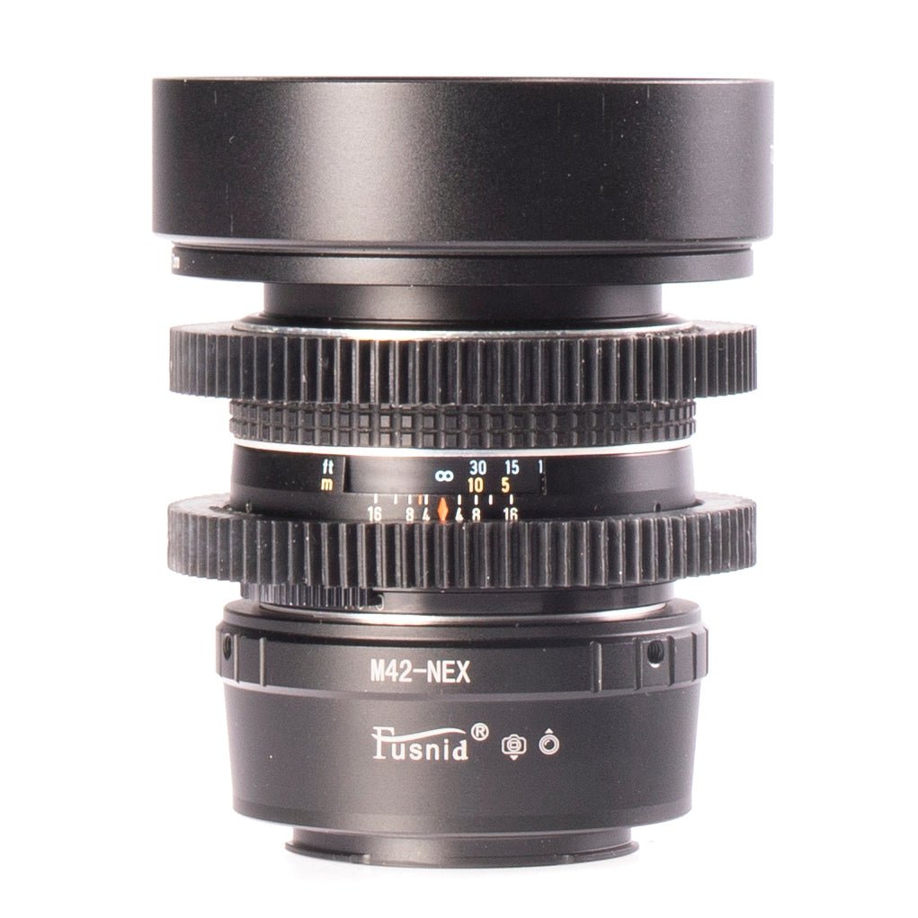 Asahi SMC Takumar 50mm F1.4 Cine Mod Prime w/ Anamorphic Bokeh for Sony E - mount! - TerPhoto Store