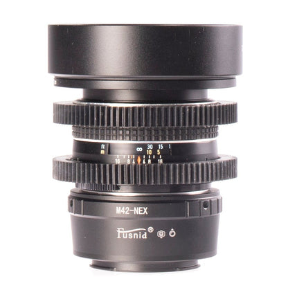 Asahi SMC Takumar 50mm F1.4 Cine Mod Prime w/ Anamorphic Bokeh for Sony E - mount! - TerPhoto Store