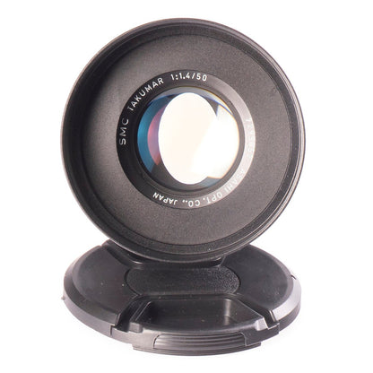 Asahi SMC Takumar 50mm F1.4 Cine Mod Prime w/ Anamorphic Bokeh for Sony E - mount! - TerPhoto Store