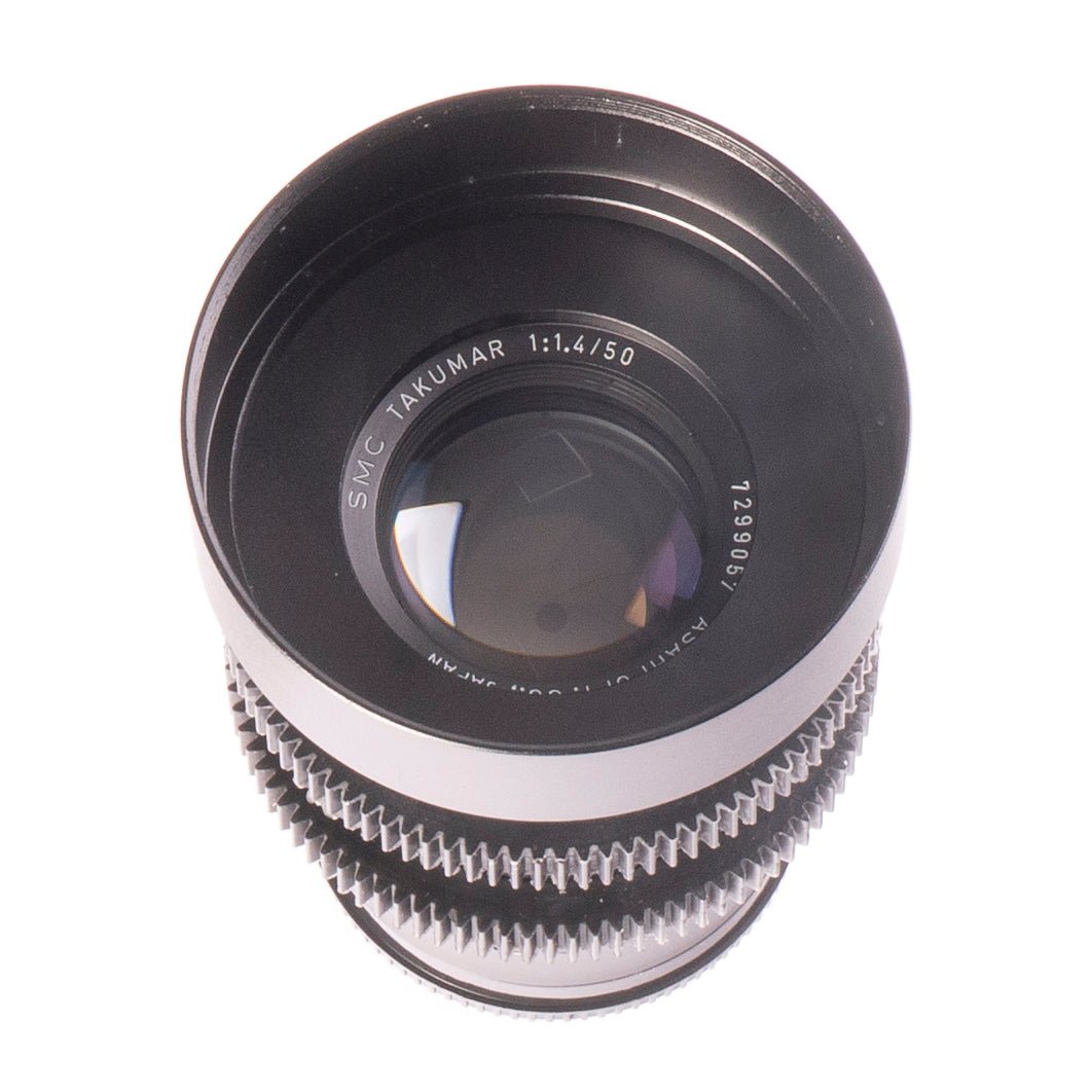 Asahi SMC Takumar 50mm F1.4 Cine Mod Prime w/ Anamorphic Bokeh for Sony E - mount! - TerPhoto Store