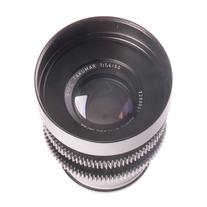 Asahi SMC Takumar 50mm F1.4 Cine Mod Prime w/ Anamorphic Bokeh for Sony E - mount! - TerPhoto Store