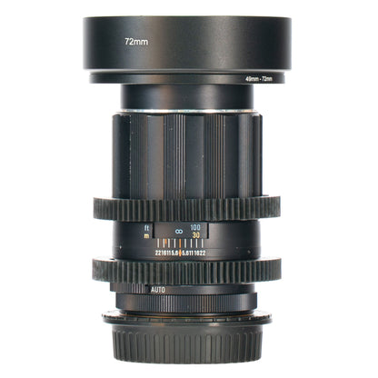 Asahi Super-Multi-Coated TAKUMAR 135mm F3.5 Cine w/ Anamorphic Bokeh | Canon EF - TerPhoto Store