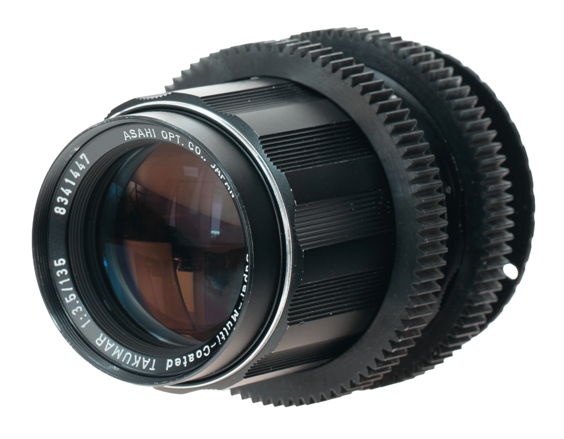 Asahi Super-Multi-Coated TAKUMAR 135mm F3.5 Cine w/ Anamorphic Bokeh | Canon EF - TerPhoto Store