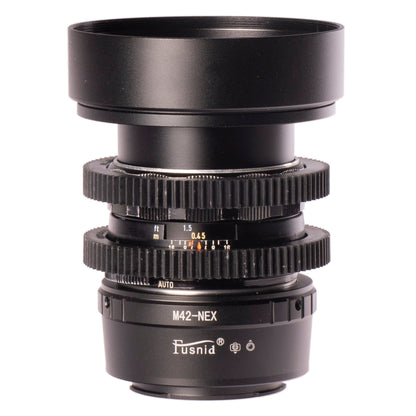 Asahi Super-Takumar 55mm F1.8 Cine Mod Lens w/ Anamorphic Bokeh For Sony E-mount - TerPhoto Store