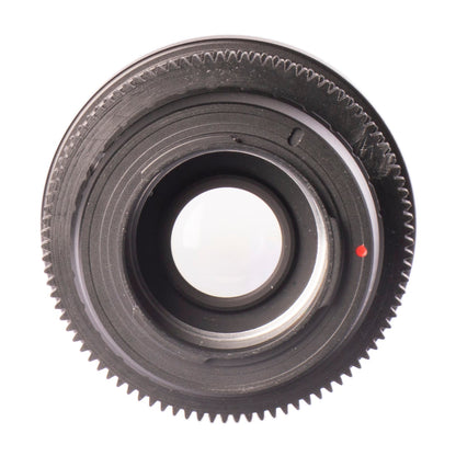 Auto Rikenon 50mm F2 Cine Mod Prime Portrait Lens | Canon EF - M (EOS - M) mount! - TerPhoto Store