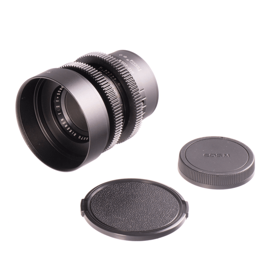 Auto Rikenon 50mm F2 Cine Mod Prime Portrait Lens | Canon EF - M (EOS - M) mount! - TerPhoto Store