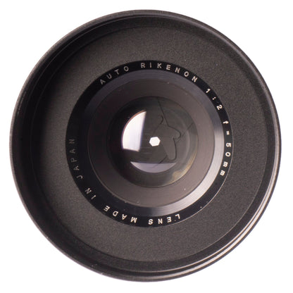Auto Rikenon 50mm F2 Cine Mod Prime Portrait Lens | Canon EF - M (EOS - M) mount! - TerPhoto Store