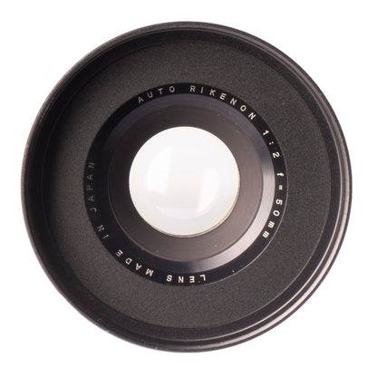 Auto Rikenon 50mm F2 Cine Mod Prime Portrait Lens | Canon EF - M (EOS - M) mount! - TerPhoto Store