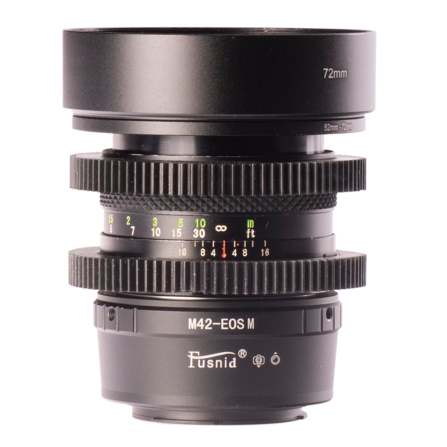 Auto Rikenon 50mm F2 Cine Mod Prime Portrait Lens | Canon EF - M (EOS - M) mount! - TerPhoto Store