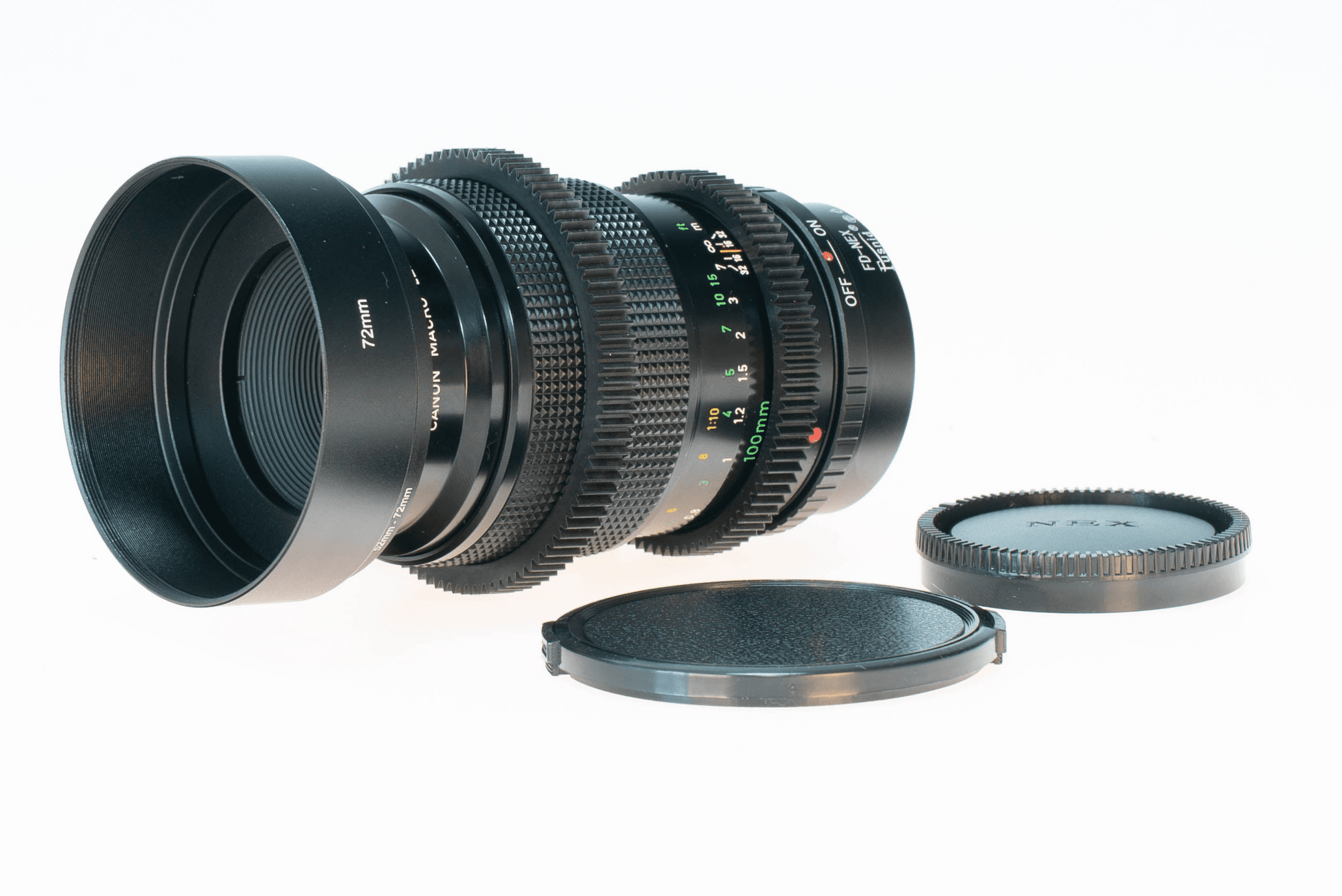 Canon FD 100mm F4 Macro Prime Cine Mod Lens For Filmmaking | Sony E - mount! - TerPhoto Store