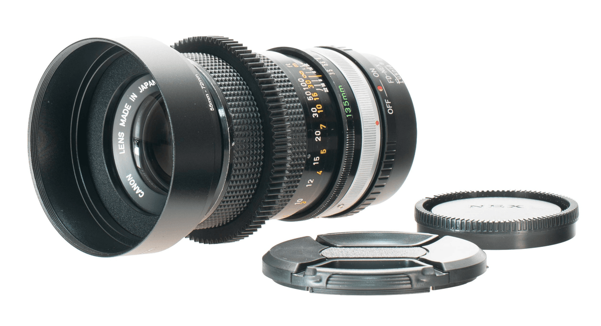 Canon FD 135mm F3.5 S. C. Cine Mod Prime Telephoto Lens | Sony E-mount! - TerPhoto Store
