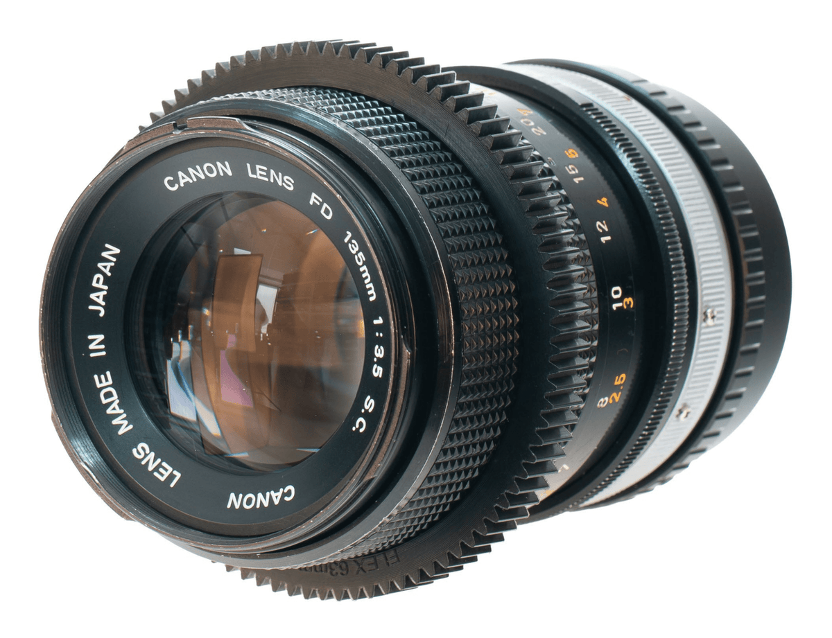 Canon FD 135mm F3.5 S. C. Cine Mod Prime Telephoto Lens | Sony E-mount! - TerPhoto Store