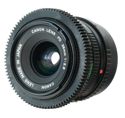 Canon FD 28mm F2.8 Cine Mod Wide Prime Lens w/ Anamorphic Bokeh | Sony E-mount! - TerPhoto Store
