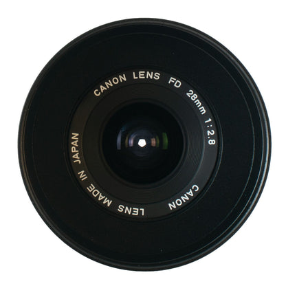 Canon FD 28mm F2.8 Cine Mod Wide Prime Lens w/ Anamorphic Bokeh | Sony E-mount! - TerPhoto Store