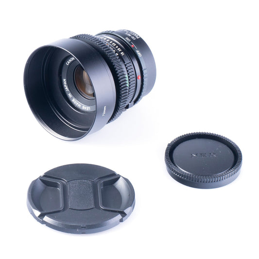 Canon FD 50mm F1.8 Cine Mod Prime Lens w/ Anamorphic Bokeh For Sony E - mount! - TerPhoto Store