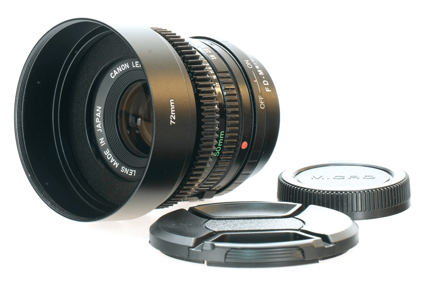 Canon FD 50mm F1.8 Cine Mod Vintage Prime Portrait Lens | M4/3! - TerPhoto Store