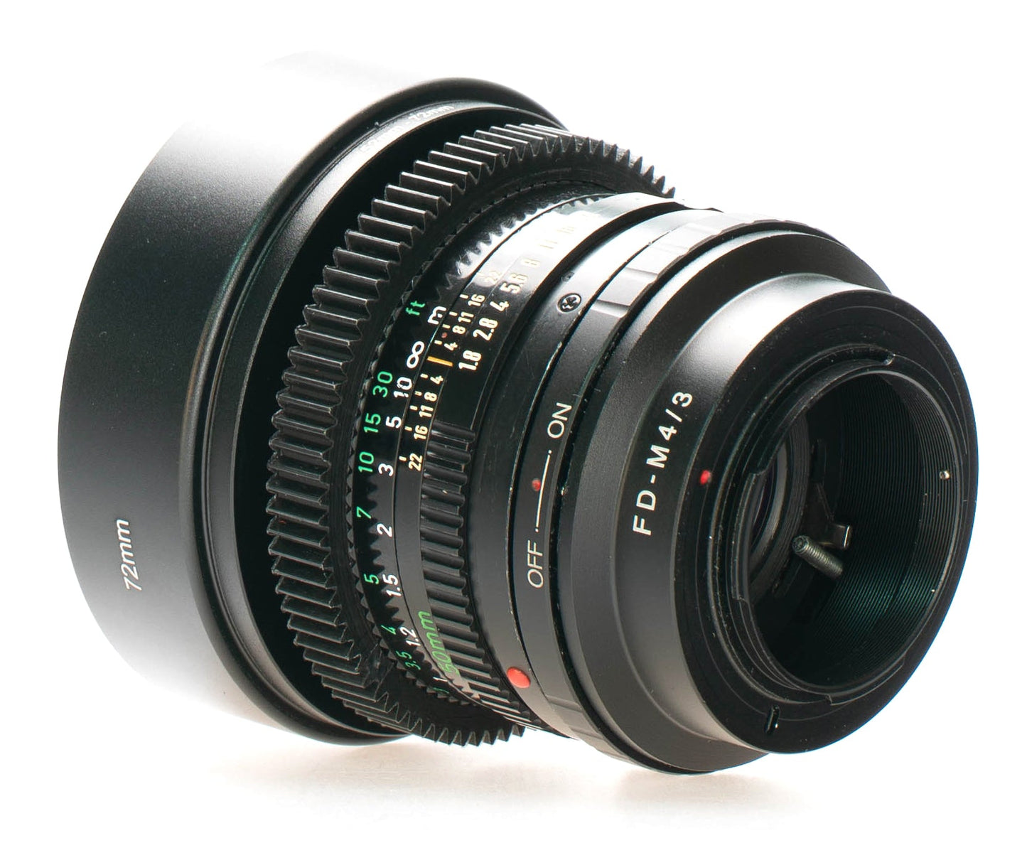 Canon FD 50mm F1.8 Cine Mod Vintage Prime Portrait Lens | M4/3! - TerPhoto Store