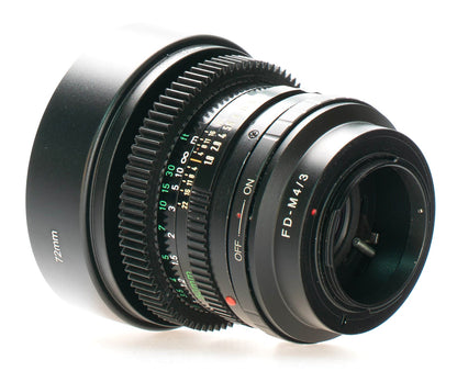 Canon FD 50mm F1.8 Cine Mod Vintage Prime Portrait Lens | M4/3! - TerPhoto Store