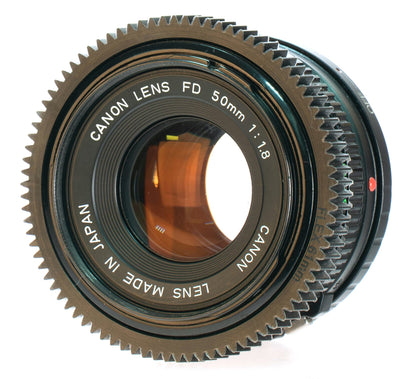 Canon FD 50mm F1.8 Cine Mod Vintage Prime Portrait Lens | M4/3! - TerPhoto Store