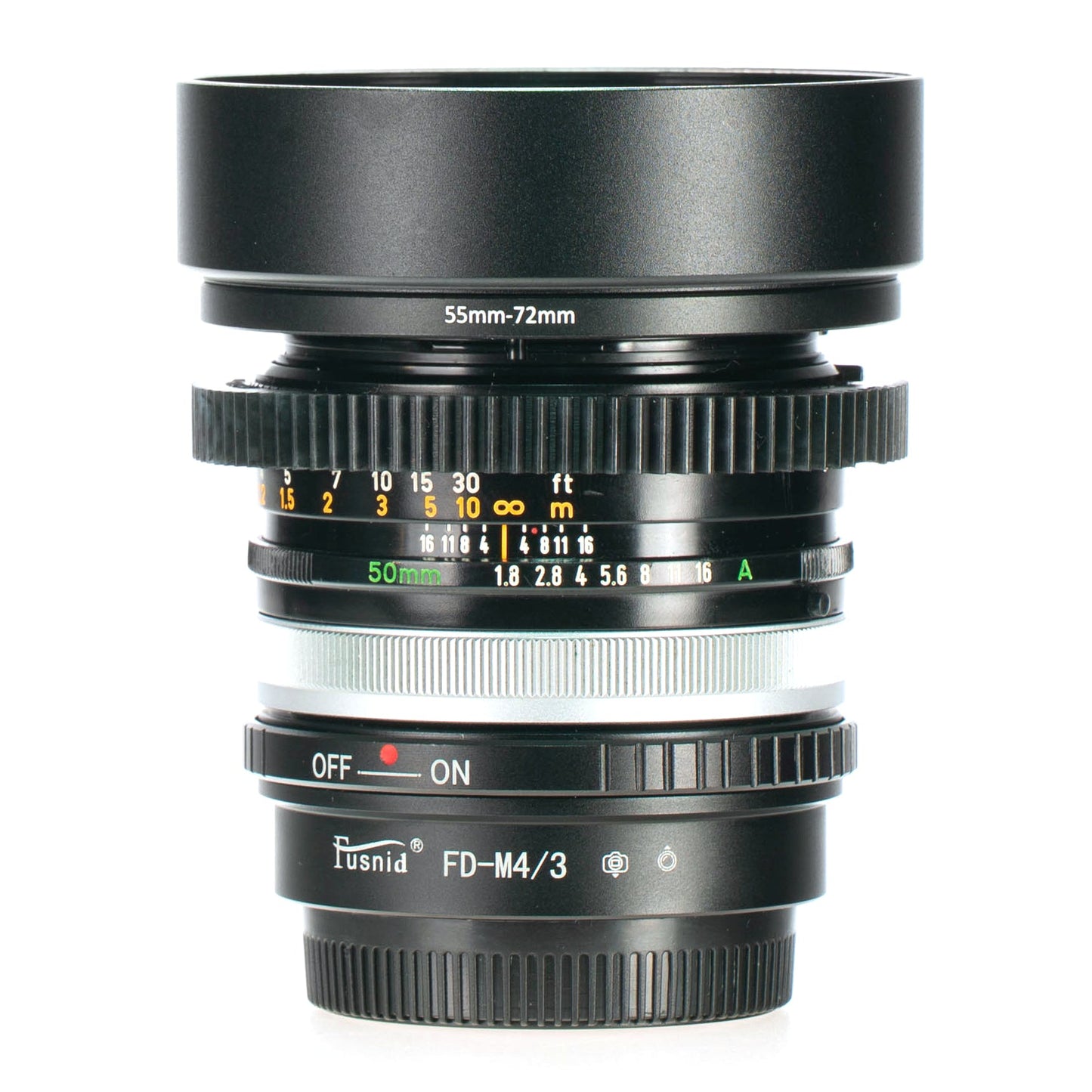 Canon FD 50mm F1.8 S. C. Cine Mod Vintage Prime Portrait Lens | M4/3! - TerPhoto Store