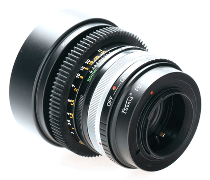 Canon FD 50mm F1.8 S. C. Cine Mod Vintage Prime Portrait Lens | M4/3! - TerPhoto Store
