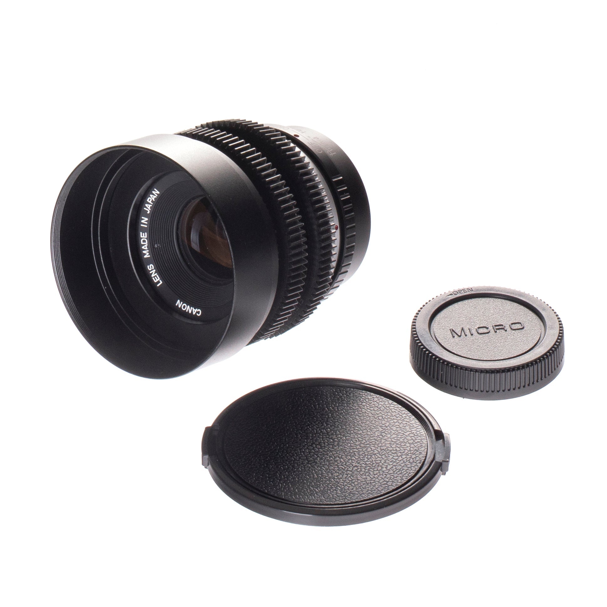 Canon FD 50mm F1.8 S.C. Cine Mod Prime Lens w/ Anamorphic Bokeh | M4/3 mount! - TerPhoto Store
