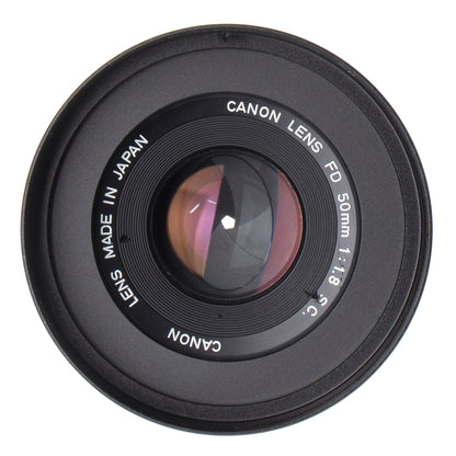 Canon FD 50mm F1.8 S.C. Cine Mod Prime Lens w/ Anamorphic Bokeh | M4/3 mount! - TerPhoto Store