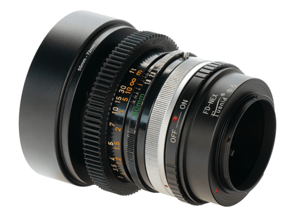 Canon FD 50mm F1.8 S.C. Cine Mod Prime Lens w/ Anamorphic Bokeh | Sony E-mount! - TerPhoto Store