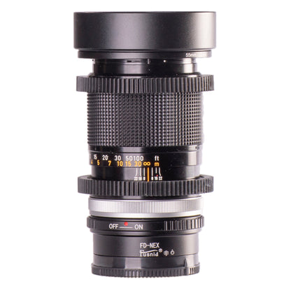 Canon FD S.C 135mm F3.5 Cine Mod Prime w/ Anamorphic Bokeh | Sony E - mount! - TerPhoto Store